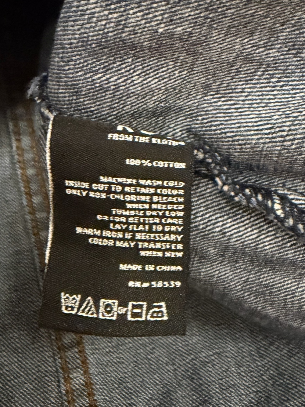 KUT From the Kloth Classic Denim Trucker Jacket Medium Wash Size M KJ0062M - Picture 8 of 11